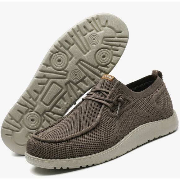 New ITAZERO Men\'s Khaki Distinto Loafers Casual Shoes Size 14 main image 4